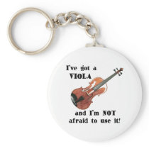 I've Got a Viola Keychains