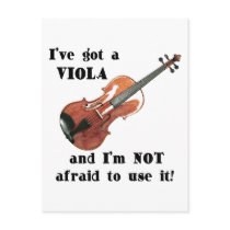 I've Got a Viola Post Card