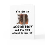 I've Got an Accordion Cards