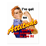I've Got an Attitude Postcard