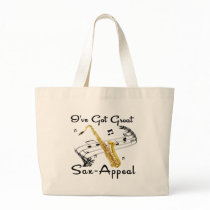 I've Got Great Sax-Appeal Canvas Bags