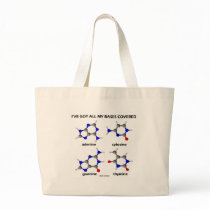 I've Got My Bases Covered (Chemistry DNA Bases) Canvas Bag