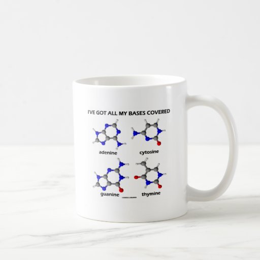 I've Got My Bases Covered (Chemistry DNA Bases) Mug