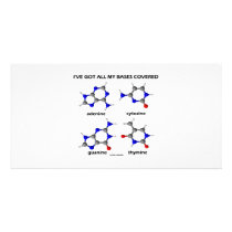 I've Got My Bases Covered (Chemistry DNA Bases) Photo Cards