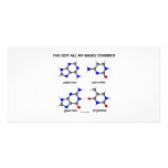 I've Got My Bases Covered (Chemistry DNA Bases) Photo Cards