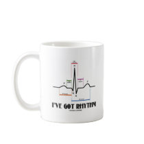 I've Got Rhythm (ECG/EKG - Oldgate Lane Outline) Coffee Mug