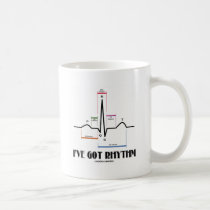 I've Got Rhythm (ECG/EKG - Oldgate Lane Outline) Coffee Mug