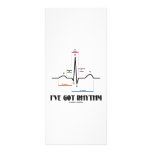 I've Got Rhythm (ECG/EKG - Oldgate Lane Outline) Rack Card