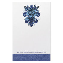 I've Got the Blues Personalized Stationery