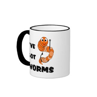 I've Got Worms mug