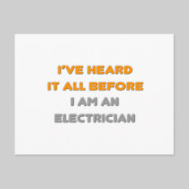I've Heard It All Before .. Electrician Postcards