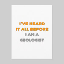 I've Heard It All Before .. Geologist Post Cards