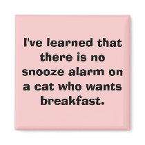 I've learned that there is no snooze alarm on a... magnets by Doodah1018 I've learned that there is no snooze alarm on a... magnets