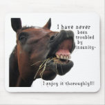 I've never been troubled by Insanity Horse Mouse Pad