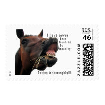 I've never been troubled with Insanity Horse postage