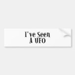 I've Seen A UFO Bumper Stickers