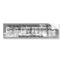 I'VE SIGNED THE PETITION! BUMPER STICKERS
