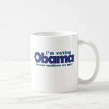 I've voting OBAMA Coffee Mug