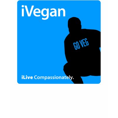 iVegan T-shirt by veganoflight