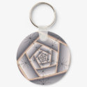 Ivory and Bamboo Keychain