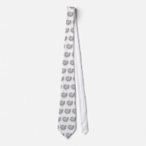 ivory and Marble Tie