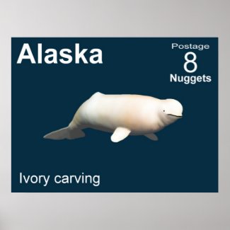 Ivory Beluga print