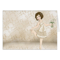 Ivory Bride Greeting Cards