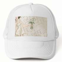 Ivory Bride Mesh Hats