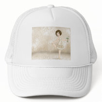 Ivory Bride Mesh Hat