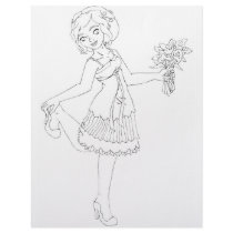 Ivory Bride Letterhead Template