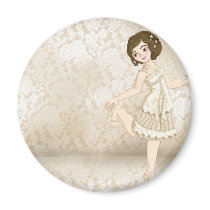 Ivory Bride Fridge Magnets