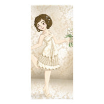 Ivory Bride Customized Rack Card