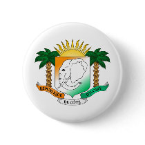 Ivory Coast coat of arms buttons