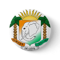 Ivory Coast coat of arms buttons