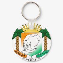 Ivory Coast coat of arms keychains