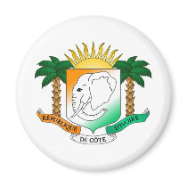 Ivory Coast coat of arms magnets