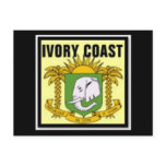 IVORY COAST.(Côte d'Ivoire) T-Shirt And etc postcards