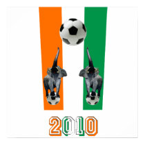 Ivory Coast Cote D'Ivoore soccer football 2010 posters