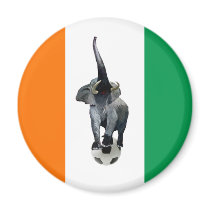Ivory Coast Cote D'Ivore Soccer Flag magnets