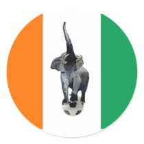 Ivory Coast Cote D'Ivore Soccer Flag stickers
