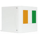 Ivory Coast Flag Vinyl Binder