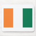 Ivory Coast Flag Mousepad by FlagTshirts Ivory Coast Flag Mousepad