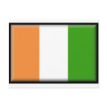 Ivory Coast Flag postcards