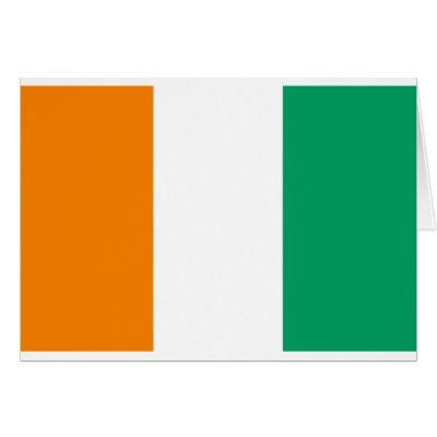 Ivory Coast Flag Products Card by FlagBaby