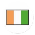 Ivory Coast Flag stickers