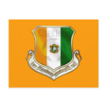 Ivory coast new fans shield emblem badge postcards