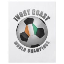 IVORY COAST SOCCER CHAMPIONS PERSONALIZED FLYER
