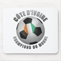IVORY COAST SOCCER CHAMPIONS MOUSE PADS