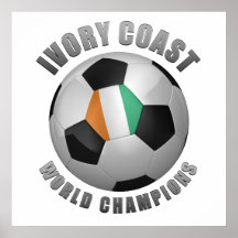 IVORY COAST SOCCER CHAMPIONS POSTERS