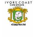 IVORY COAST..T-SHIRT..LONG SLEEVE by AFRICANKOKO IVORY COAST..T-SHIRT..LONG SLEEVE